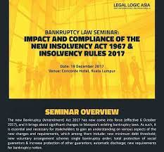 By act a1477 which came into operation on … … … … 31 january 2017. Bankruptcy Law Seminar The New Insolvency Act 1967