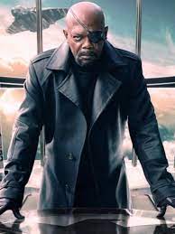 Captain America The Winter Soldier Nick Fury Coat Buymoviejackets Indiana Jones Jacket Leather Jacket Captain America Winter Soldier