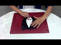 Napkin Folding A Napkin Ball Dress Youtube Napkin Folding Napkins Diy Napkins