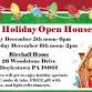 Holiday Open House 2025 event in Doylestown, PA