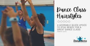 This hairstyle looks so sophisticated, but it's also super easy to do. 4 Adorable Quick Up Dos To Stay Ready For A Great Dance Practice