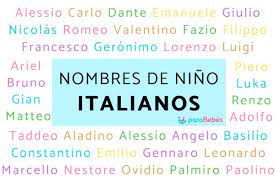 100 Nombres De Nino Italianos Bonitos Y Modernos