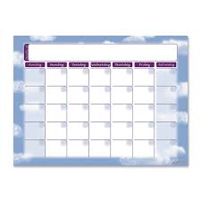 Pacon Gowrite Self Adhesive Dry Erase Monthly Calendar 16