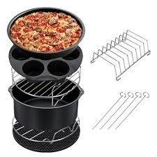 Hier finden sie eine große auswahl an fritteusen. Kopen Goedkoop 7 Pcs 8 Inch Lucht Friteuse Accessoires Set Chips Bakken Pizza Pan Keuken Tool 5 2 5 8qt Online Koopl3rs