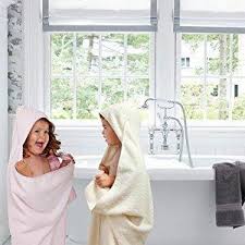 Don't make bath time harder for yourself. Amazon Com Clevamama Apron Hooded Baby Towel Bath Towel With Hood Soft Cotton Bath Wrap Blue Everything Else