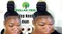 Jumbo Bun Hairstyles