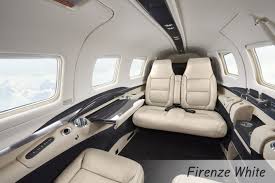 Firenze White Car Seats Piper Aircraft Design
