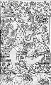 Black And White Painting Easy For Kids Warli Designs Kalamkari Painting Madhubani Painting Indian Folk Art
