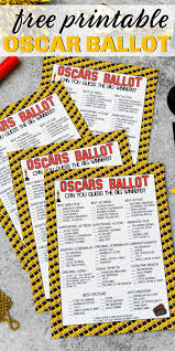 We've got 11 questions—how many will you get right? Free Printable 2021 Oscar Ballot Game Play Party Plan