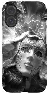 Mask iPhone Cases by Amanda Eberly