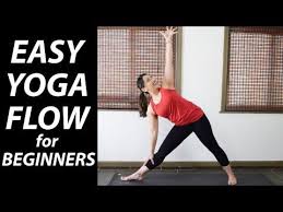 Easy Yoga Flow For Beginners 50 Minutes Youtube Easy Yoga Yoga Flow Yoga Tutorial