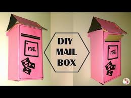 Diy Mail Box How To Recycle A Shoe Box To Letter Box
