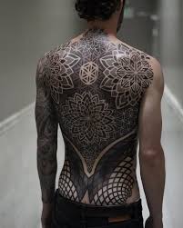 Awesome Mandala Full Back Tattoo Geometric Tattoo Design Geometric Tattoo Wild Tattoo