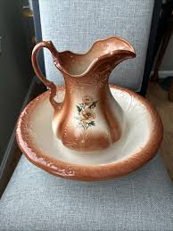 PORCELAIN PITCHER WASH Basin Bowl Fashoda Dudson Wilcox Till Hanley England  $447.59