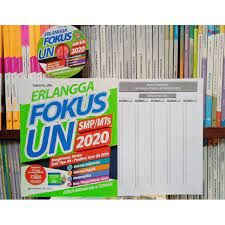 Simulasi utbk sbmptn berbasis komputer juga dapat kalian akses melalui qr code. Terbaru Erlangga Fokus Un Smp Mts 2020 Shopee Indonesia