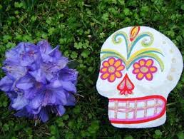 5 out of 5 stars. Day Of The Dead Felt Back Fabric Brooch Young Romantics Felt
