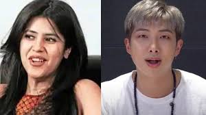 Rm (아르엠), his old stage name was rap monster related: Ekta Kapoor Thanks Bts Rm For Proving Music Has No Boundaries After He Reacted To Fan S Humdard Dedication