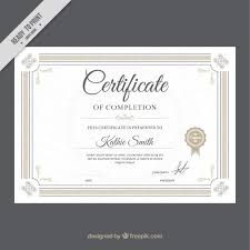 Elegant Diploma Template Social Security Card Templates Certificate Of Completion