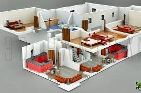 Simple and playful interior design software. Maquette 3d Maison Floor Plan Design Home Design Plans House Design