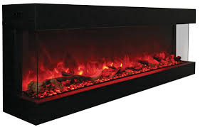 The amantii traditional electric fireplace takes inspiration by it's timeless yet elegant style and exceptional quality. Electric Fireplace Amantii 72 Tru View Xl 3 Sided Glass Artflame Com