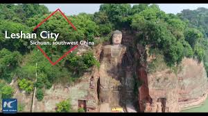 Display a buddha statue on a pedestal or mantel for good luck. World S Largest Stone Buddha Statue In Sw China Reopens After Physical Examination Youtube