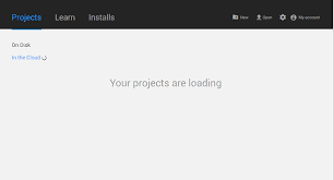 Unity Hub In The Cloud Your Projects Are Loading It Never Loads Unity Answers