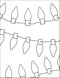 266 christmas pictures to print and color. Printable Christmas Lights Coloring Page For Kids Supplyme