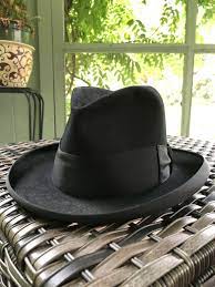 1940 S Black Knox Super Fine Quality Homburg Hat W Box And History 7 1 4 The Fedora Lounge