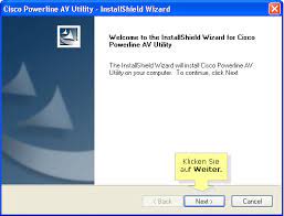I get this error message: Offizieller Support Von Linksys Installation Der Linksys Powerline Av Anwendung