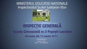 Inspectoratul pentru situatii de urgenta dealul spirii al municipului bucuresti 0.9 km. InspecÈie GeneralÄ Scoala 3 PopeÈti Leordeni By T I