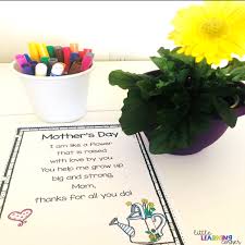 Like a flower opening after a storm,. 5 Adorable Mothers Day Poems For Kids Little Learning Corner