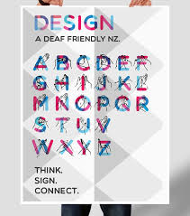 Learn your name and teach others theirs! Nz Sign Language Poster On Behance