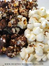Pop Corn Au Chocolat Ou Nature Recette Economique Facile Rapide Recette Recette Recette Economique Alimentation
