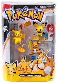 The pichu brothers are a pair of pichu who have appeared in several places, including pikachu pichu's big brother, pikachu, was lost and he was so worried, the baby electric mouse went out to. Pokemon Black White Evolution Pichu Pikachu Raichu Figure 3 Pack Tomy Toywiz