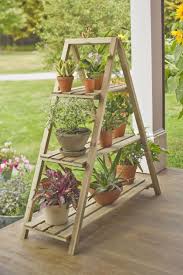 A Frame Plant Stand Ladder Plant Stand Gardeners Com Framed Plants Diy Plant Stand Plant Stand