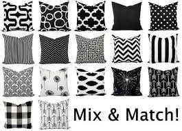Black And White Lumbar Pillow Cover Black And White Pillow Covers Black Pillows White Pillows Pillow Sham Pillow Case Accent Pillow Toss Pillow Throw Pillows With Images Black Pillow Covers White Pillow Covers Black Pillows