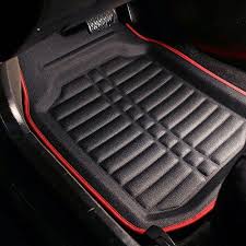 Fh Group Tray Style Car Mats F14409redblack Deep Tray All Weather Floor Mats 4 Piece Tray Styling Car Mats Custom Car Mats