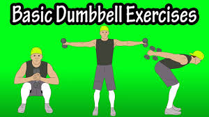 Along with the chest muscles it targets the triceps and shoulders too. Basic Beginner Introductory Easy Dumbbell Workout Exercises For Beginners At Home At The Gym Youtube