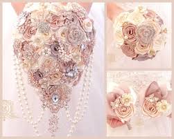 Bulk rose gold rhinestone embellishments 164 reviews from $15.00. Wedding Bouquet Rose Gold Champagne Teardrop Brooch Bouquet Etsy