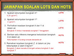 Kemahiran ini memerlukan seseorang itu berfikir sebelum membuat penjelasan dengan menganalisis, menilai, menjana idea, pilihan membuat keputusan, menyelesaikan masalah dan membuat perancangan. Hots Higher Order Thinking Skills Dalam Sains Dan Matematik