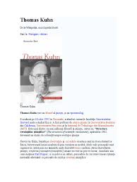 Kuhn structura revolulutiilor stiintifice ( 2008). Thomas Kuhn