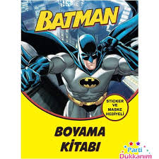 Batman Boyama Kitabi Stickerli 16 Sayfa Boyama Kitaplari Batman Batman Boyama