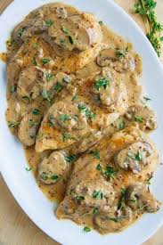 Poulet Moutarde Champignons Votre Delicieux Plat Principal Recettes De Cuisine Plat Principal Recette De Plat