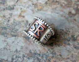 Custom Brand Ring Cattle Brand Ranch Brand Monogram Ring Livestock Brand Jewelry Cowboy Jewelry Cattle Brands Monogram Ring
