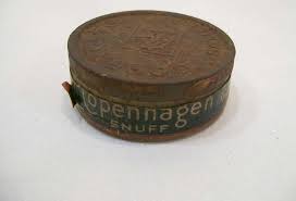 Antique Tobbaco Cans Copenhagen Snuff Round Chew Tobacco Container Tobacco Chew Men Like Copenhagen Snuff Copenhagen Container