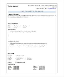 These 530+ resume samples will help you unleash the full potential of your career. 46 Blank Resume Templates Doc Pdf Free Premium Templates