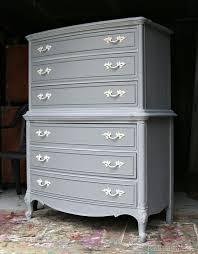 Furniture design modern gray painted furniture black painted furniture refinishing furniture empire furniture milk paint repurposed furniture empire dresser the warm tones of teak are a wonderful complement to dark blues and grays, so i reached for gf queenstown gray milk paint and added a. Mixing Paint Colors To Make The Perfect Gray Petticoat Junktion