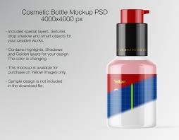 Cosmetic Bottles Mockups On Behance