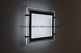 Mark a point approximately 5.1 cm (2 inches) with a ruler from every edge on the side of the diy light box. Window Led Display Crystal Hanging Light Box Sign China Hanging Light Box Sign Crystal Light Box Sign Made In China Com