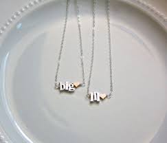 Sorority Big Little Necklace Chunky Letter Sorority Necklace Etsy Sorority Necklaces Sorority Jewelry Big Sis Lil Sis Gifts